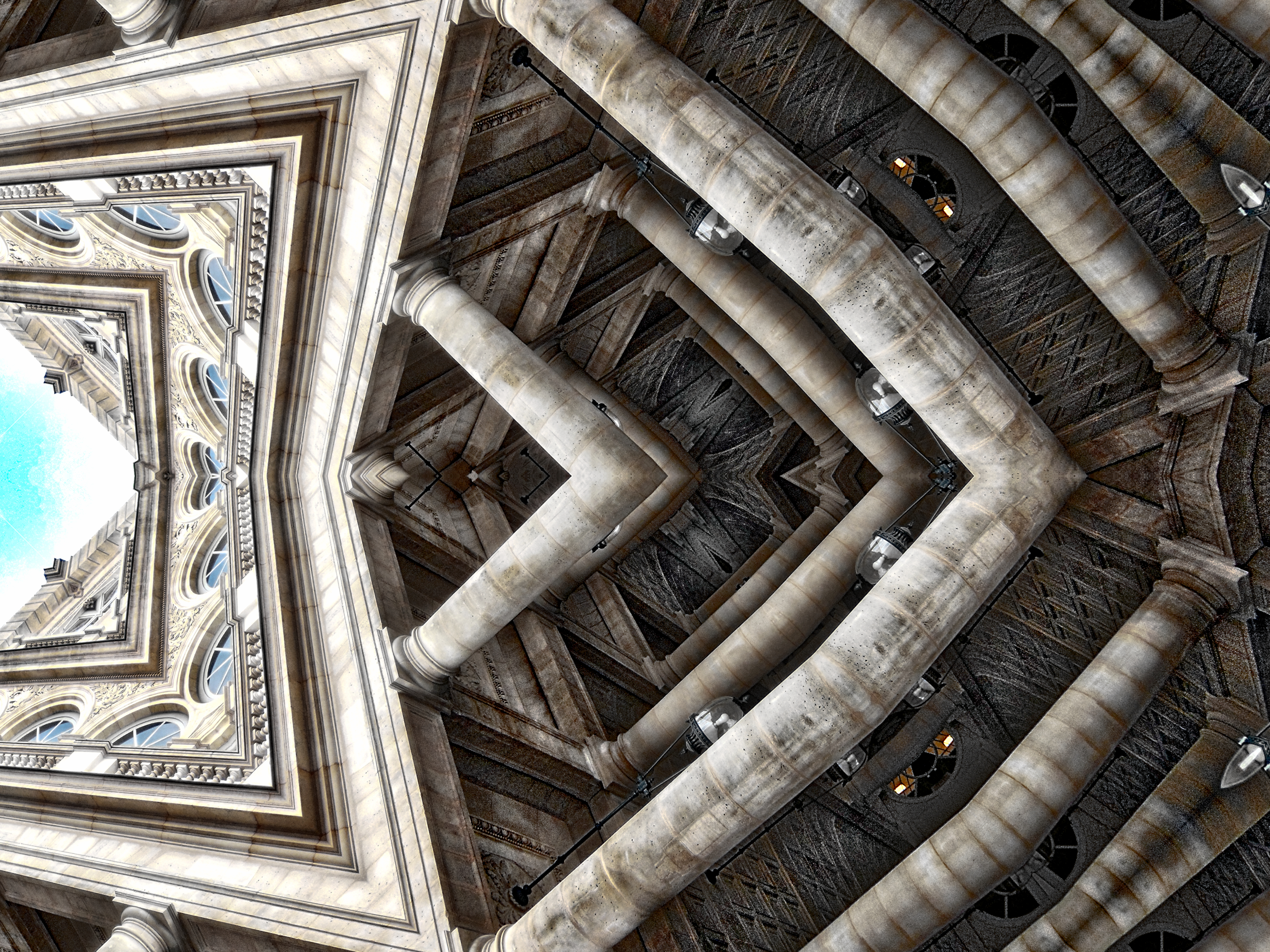 Columnas con reflejo # 2