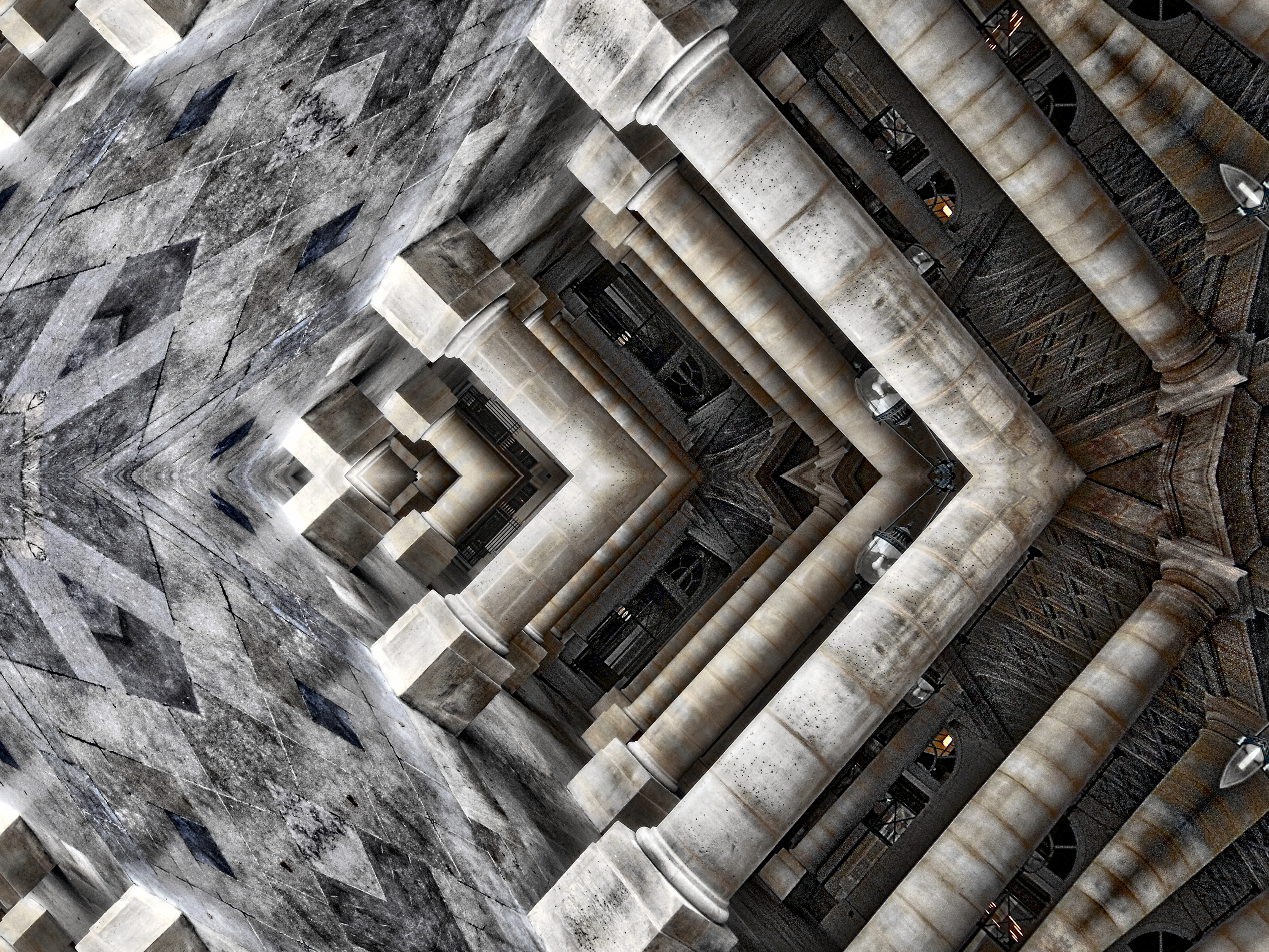 Columnas con reflejo # 4