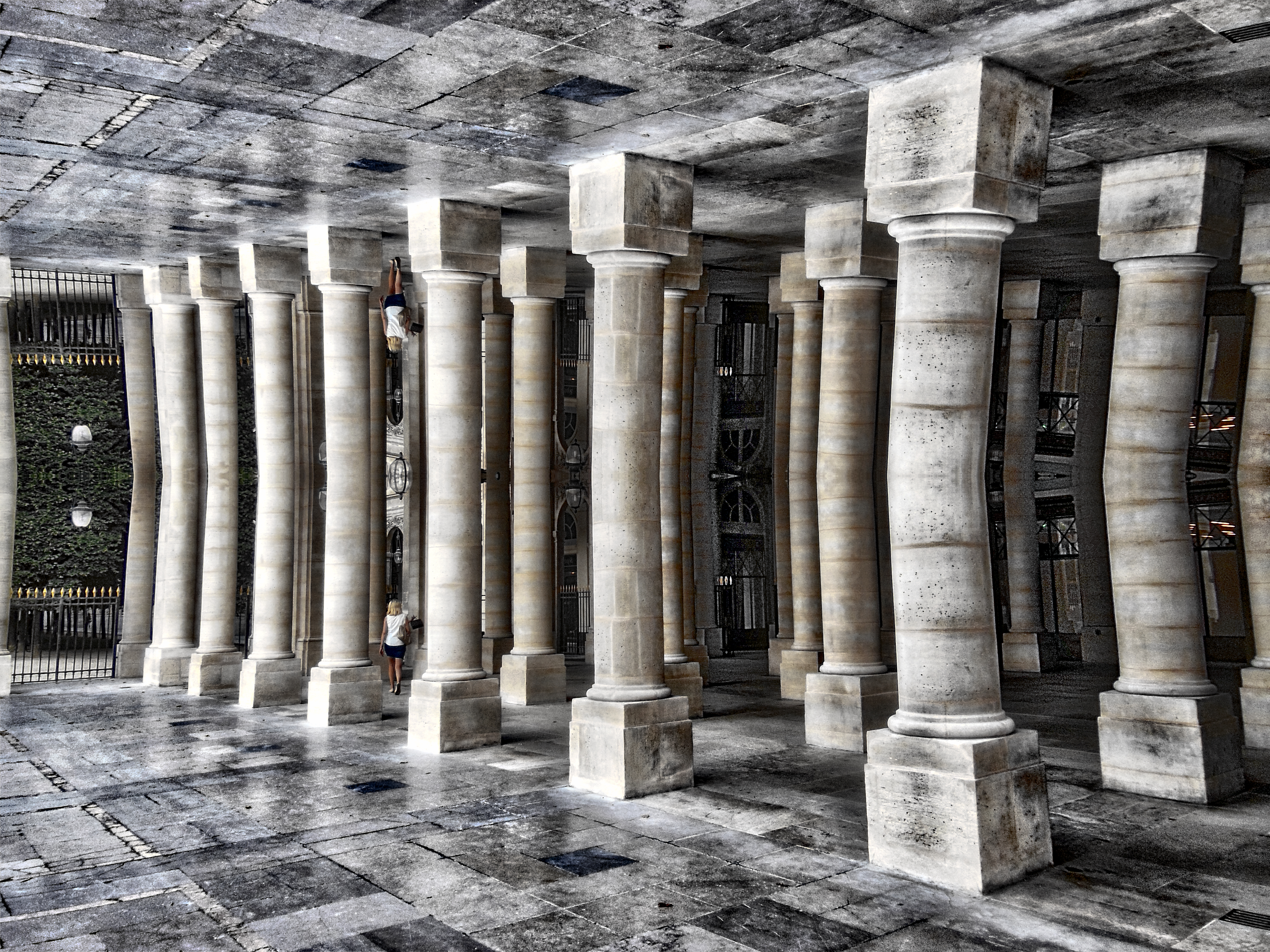 Columnas con reflejo # 5