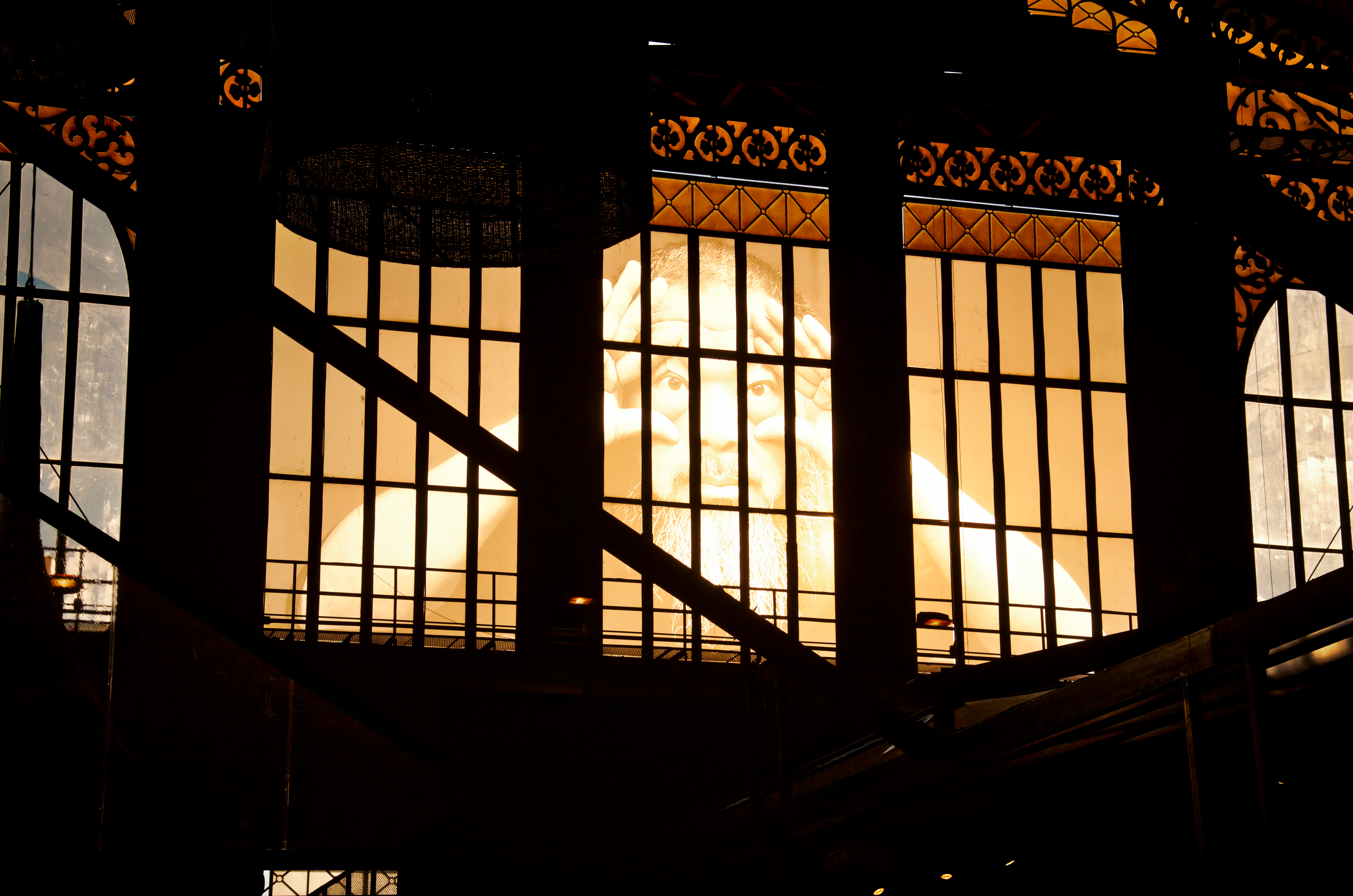 Ai Weiwei en el Mercato Centrale, de Florencia.