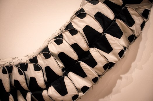 Detalle de la serpiente. Exposición Libero, Florencia.