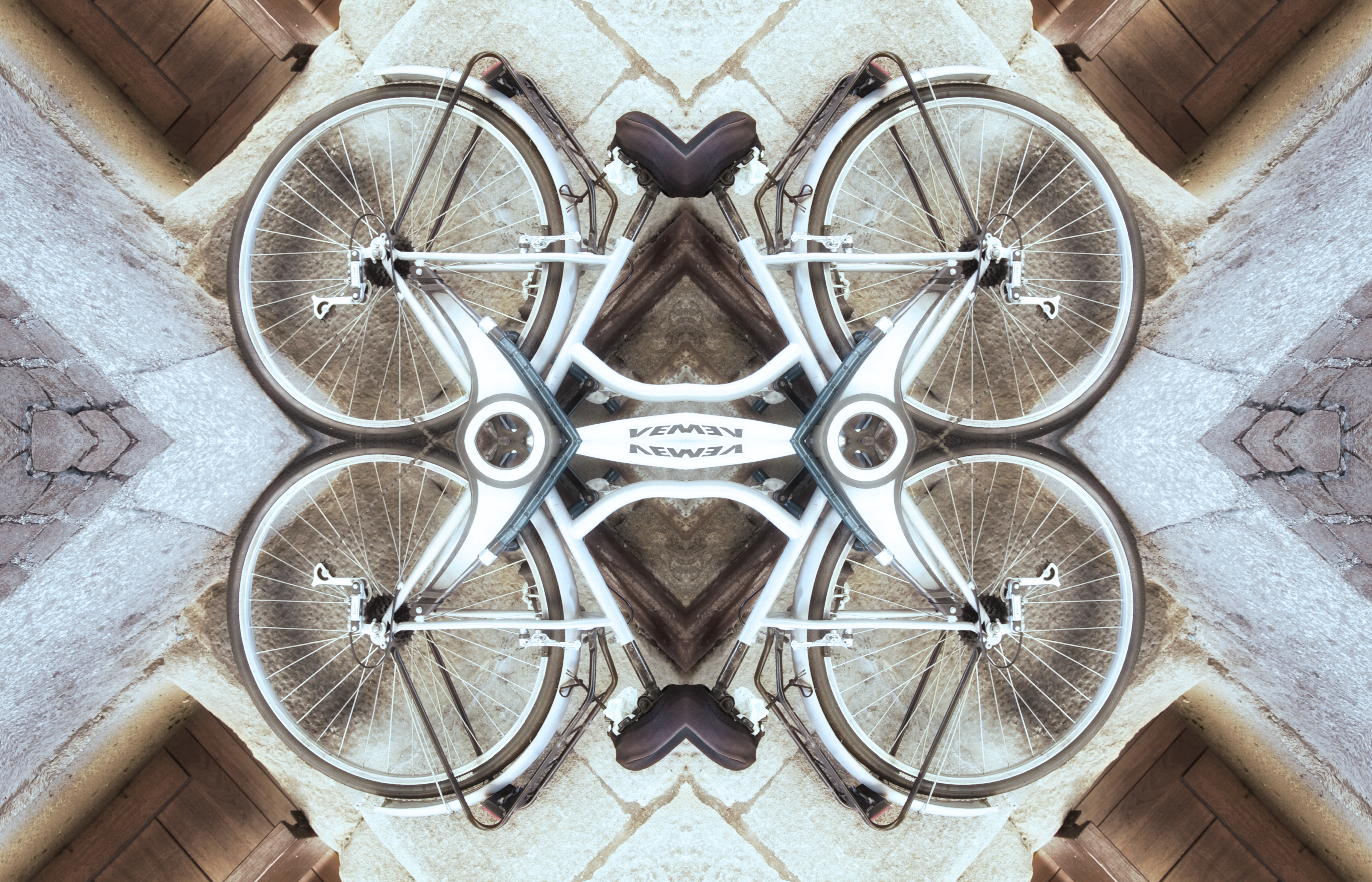 Bicicleta todo-terreno.