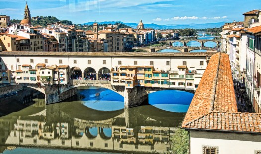 Los Puentes desde Uffizi