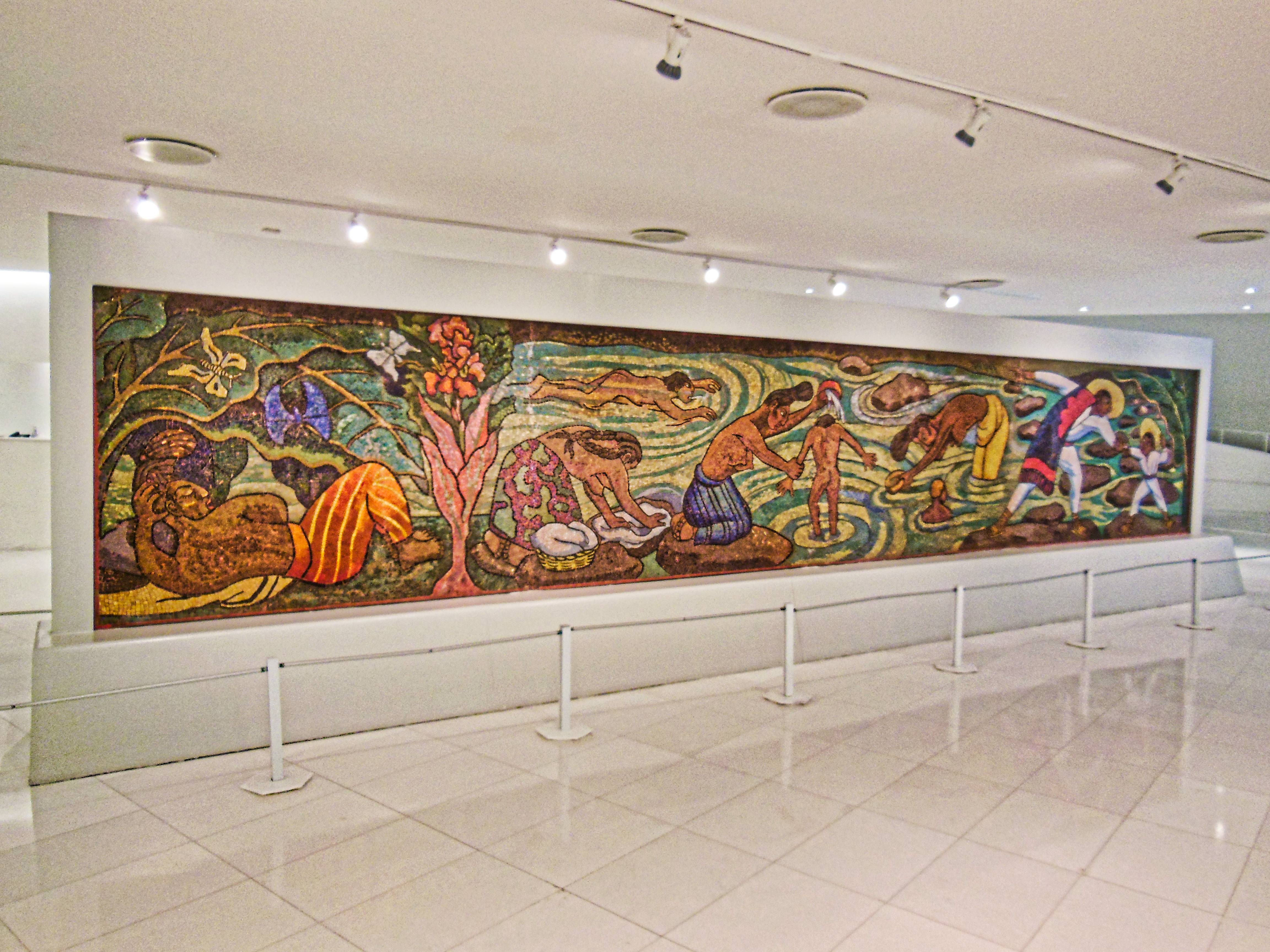 Mural Baño en el Río